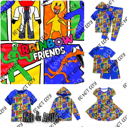 Rainbow Friends Kids Collection (Adult & Kids Available)